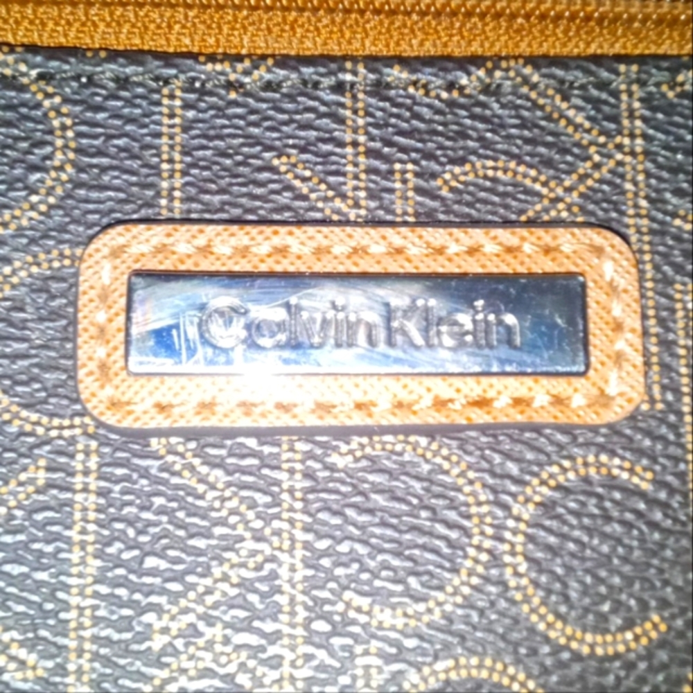 Makeup bag the brand is Calvin Klein